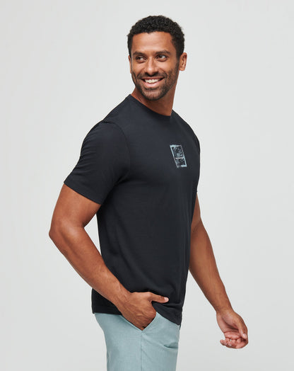 TravisMathew | Living Aloha Tee - Black