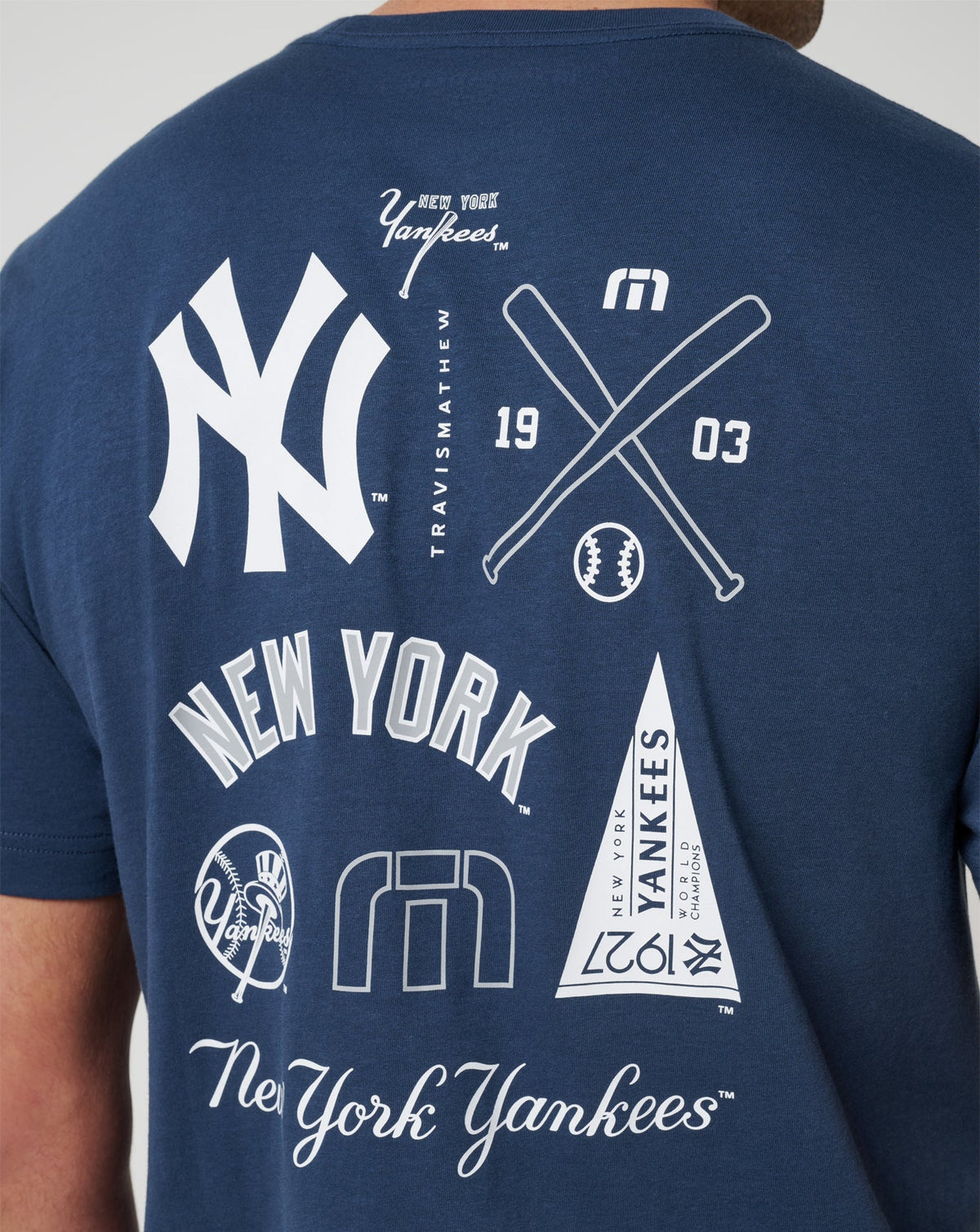 TravisMathew | New York Yankees Friendly Rivalry Tee - Navy