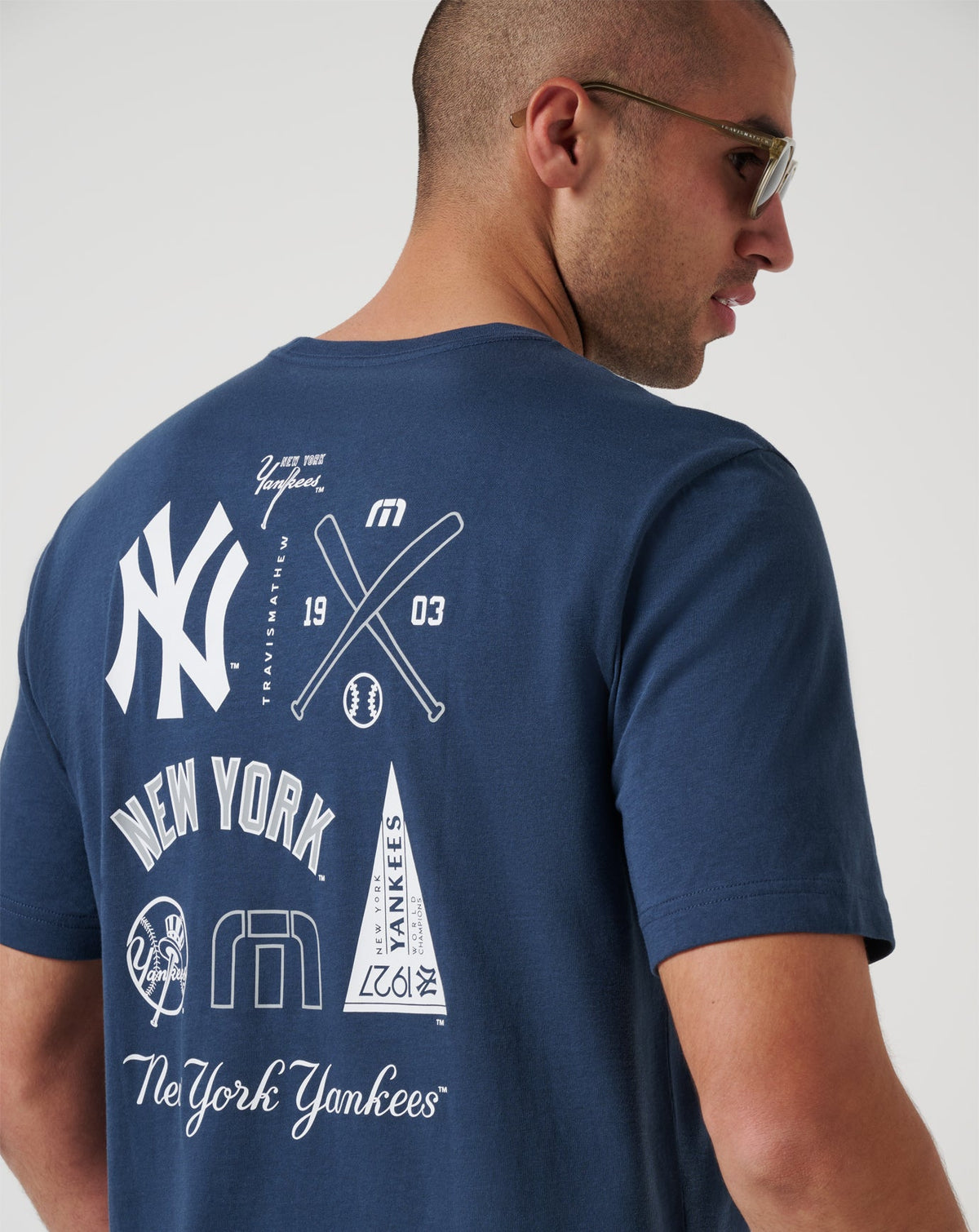 TravisMathew | New York Yankees Friendly Rivalry Tee - Navy