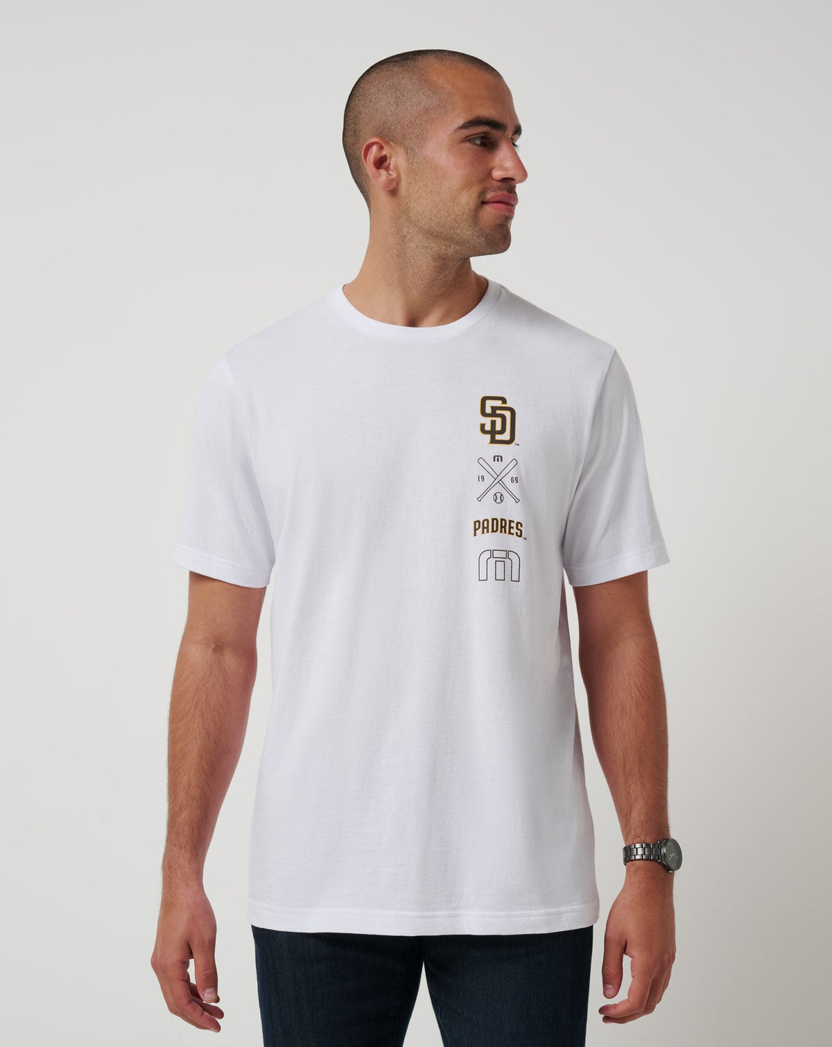TravisMathew | San Diego Padres Sunset Slam 2.0 Tee - White