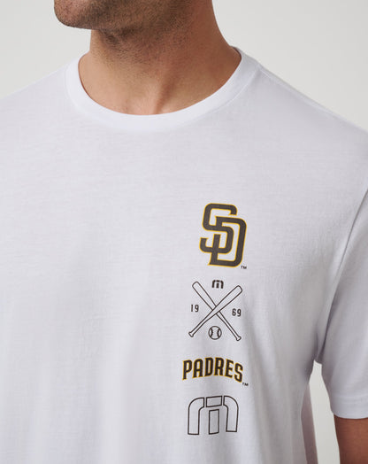 TravisMathew | San Diego Padres Sunset Slam 2.0 Tee - White