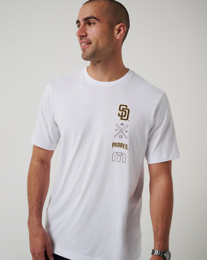 TravisMathew | San Diego Padres Sunset Slam 2.0 Tee - White
