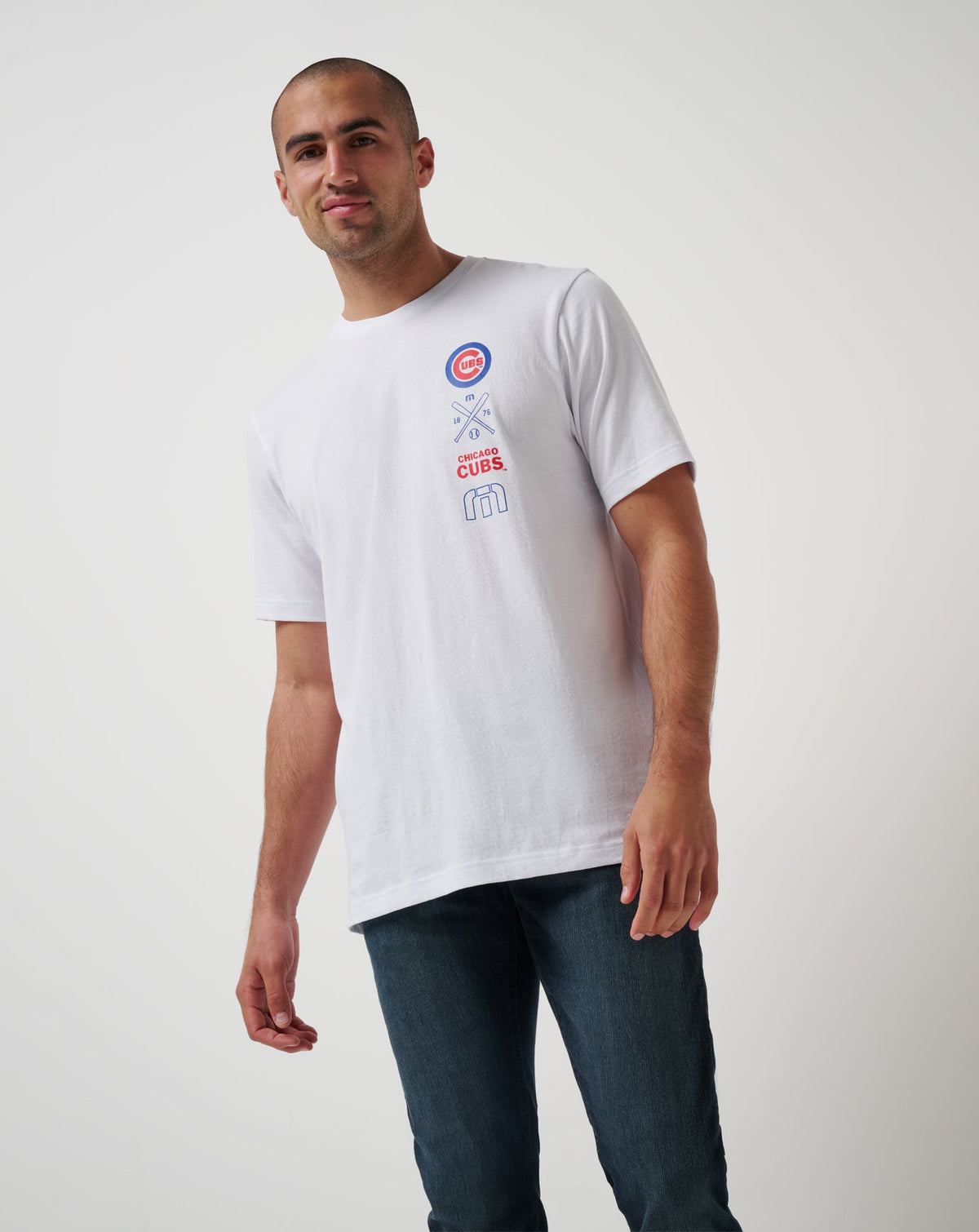 TravisMathew | Chicago Cubs Sunset Slam 2.0 Tee - White