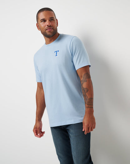 TravisMathew | Texas Rangers Friendly Rivalry Tee - Heather Blue