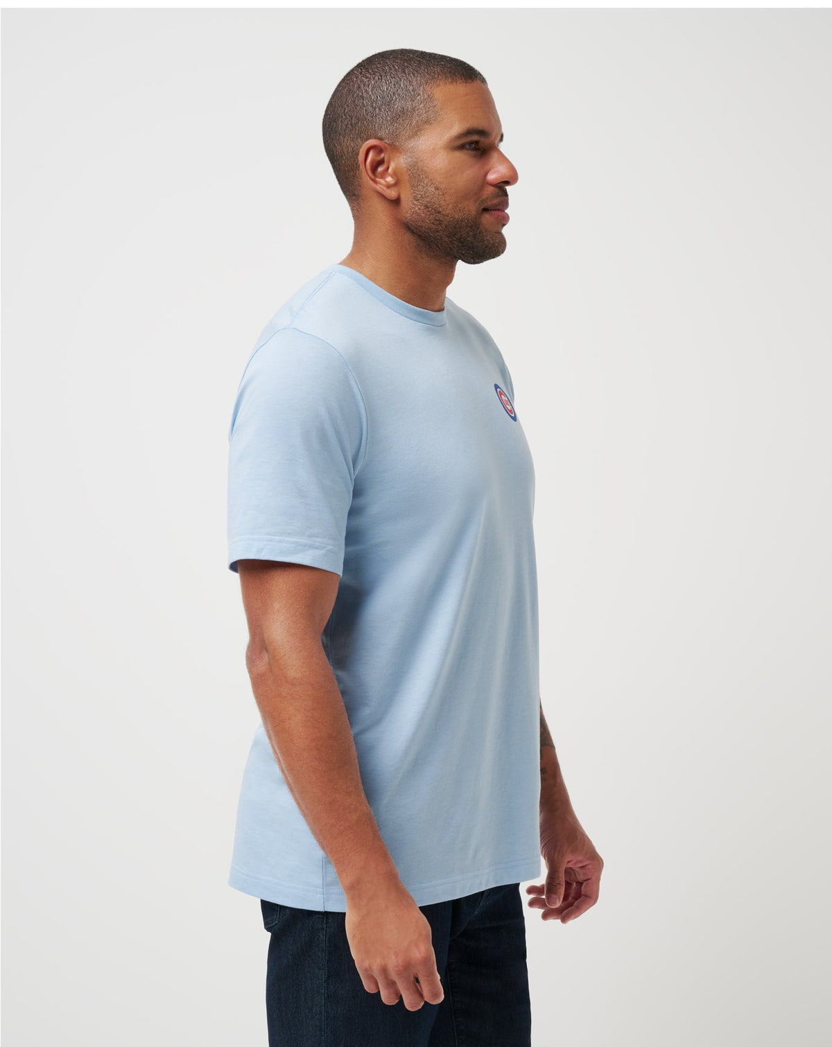 TravisMathew | Chicago Cubs Friendly Rivalry Tee - Heather Blue