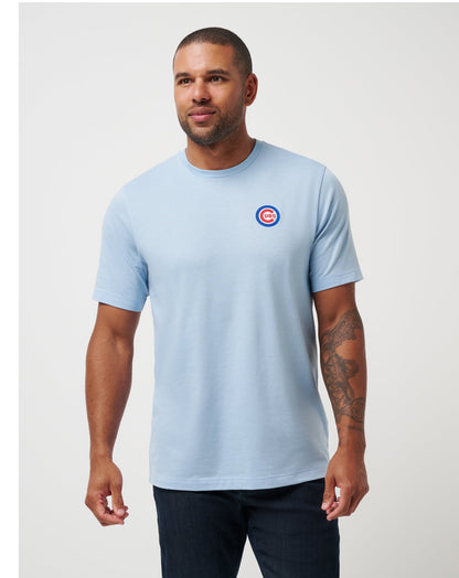TravisMathew | Chicago Cubs Friendly Rivalry Tee - Heather Blue