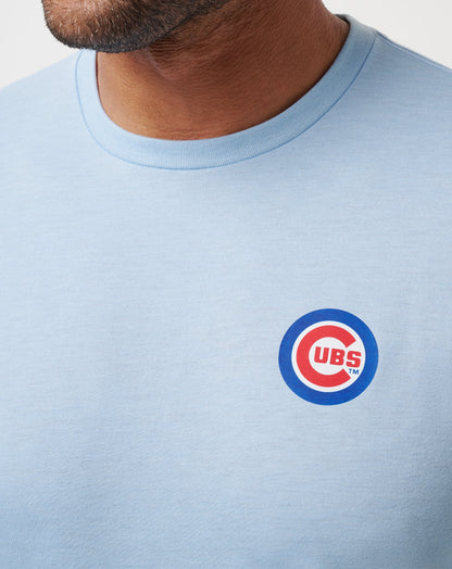 TravisMathew | Chicago Cubs Friendly Rivalry Tee - Heather Blue