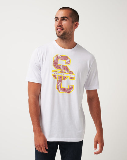 TravisMathew | USC War Paint Tee - White