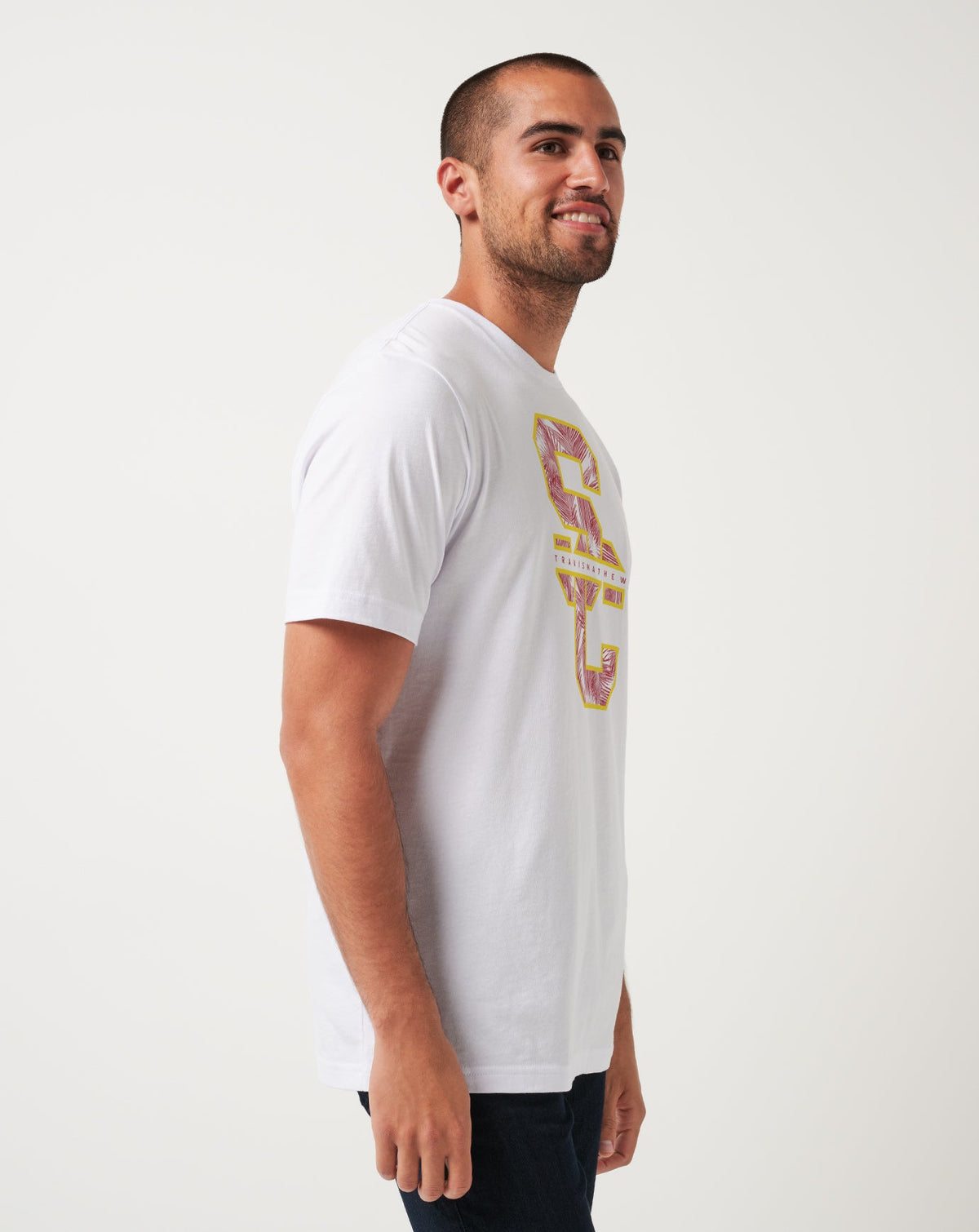 TravisMathew | USC War Paint Tee - White