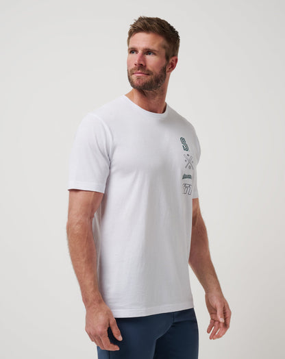 TravisMathew | Seattle Mariners Sunset Slam 2.0 Tee - White