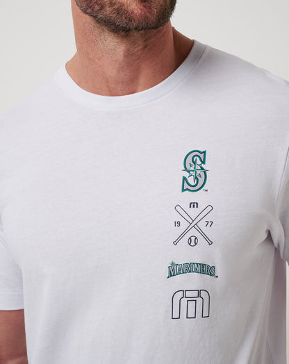 TravisMathew | Seattle Mariners Sunset Slam 2.0 Tee - White
