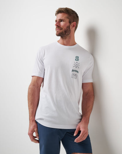 TravisMathew | Seattle Mariners Sunset Slam 2.0 Tee - White