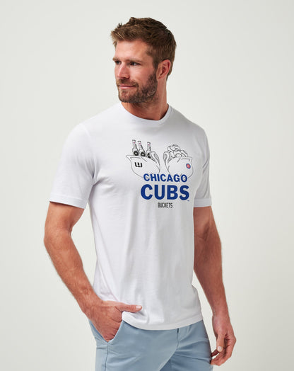 TravisMathew | Chicago Cubs Strike One Tee - White