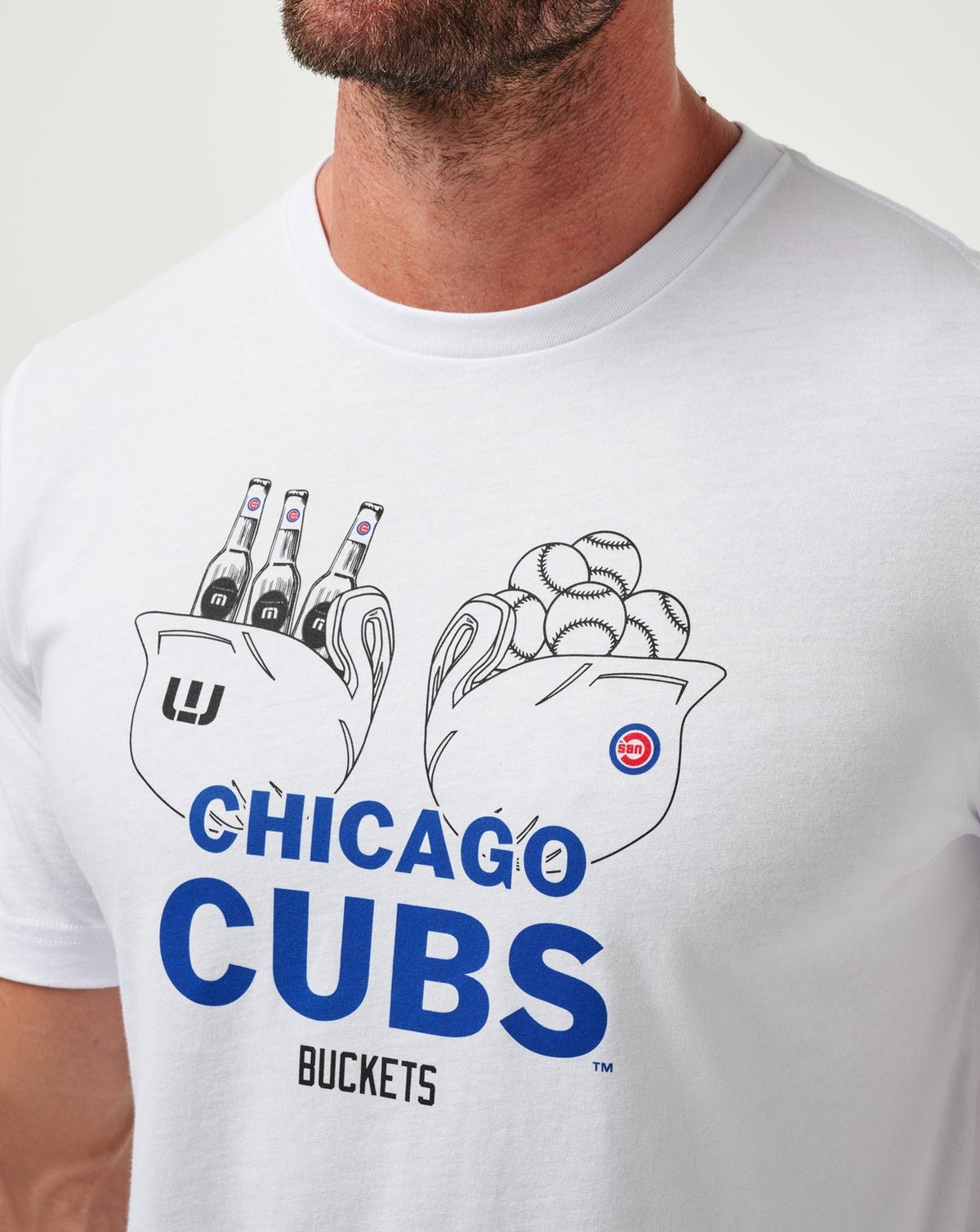 TravisMathew | Chicago Cubs Strike One Tee - White