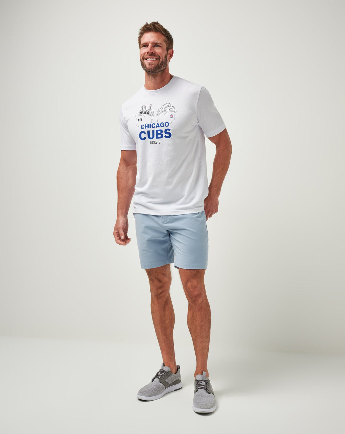 TravisMathew | Chicago Cubs Strike One Tee - White