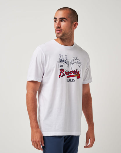TravisMathew | Atlanta Braves Strike One Tee - White