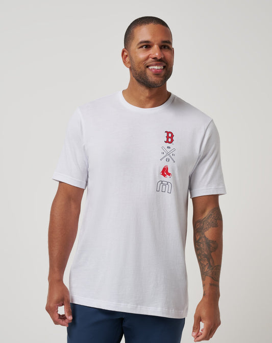TravisMathew | Boston Red Sox Sunset Slam 2.0 Tee - White