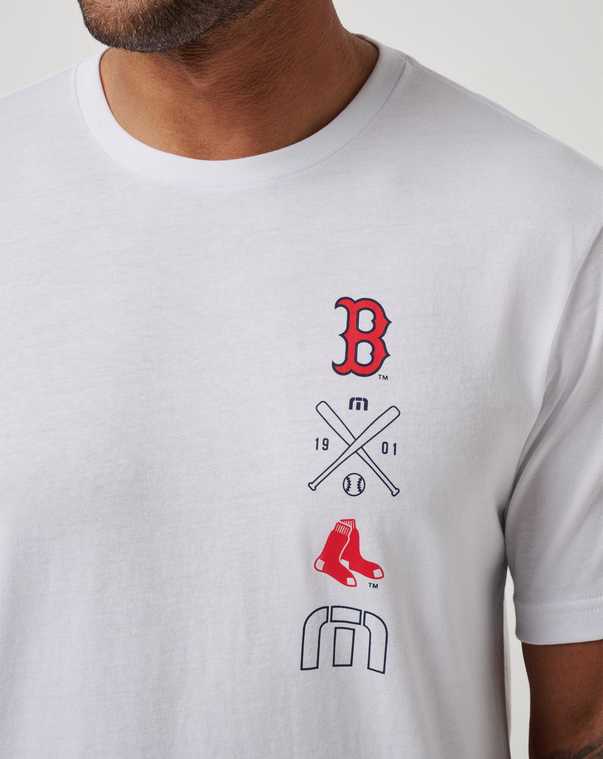 TravisMathew | Boston Red Sox Sunset Slam 2.0 Tee - White