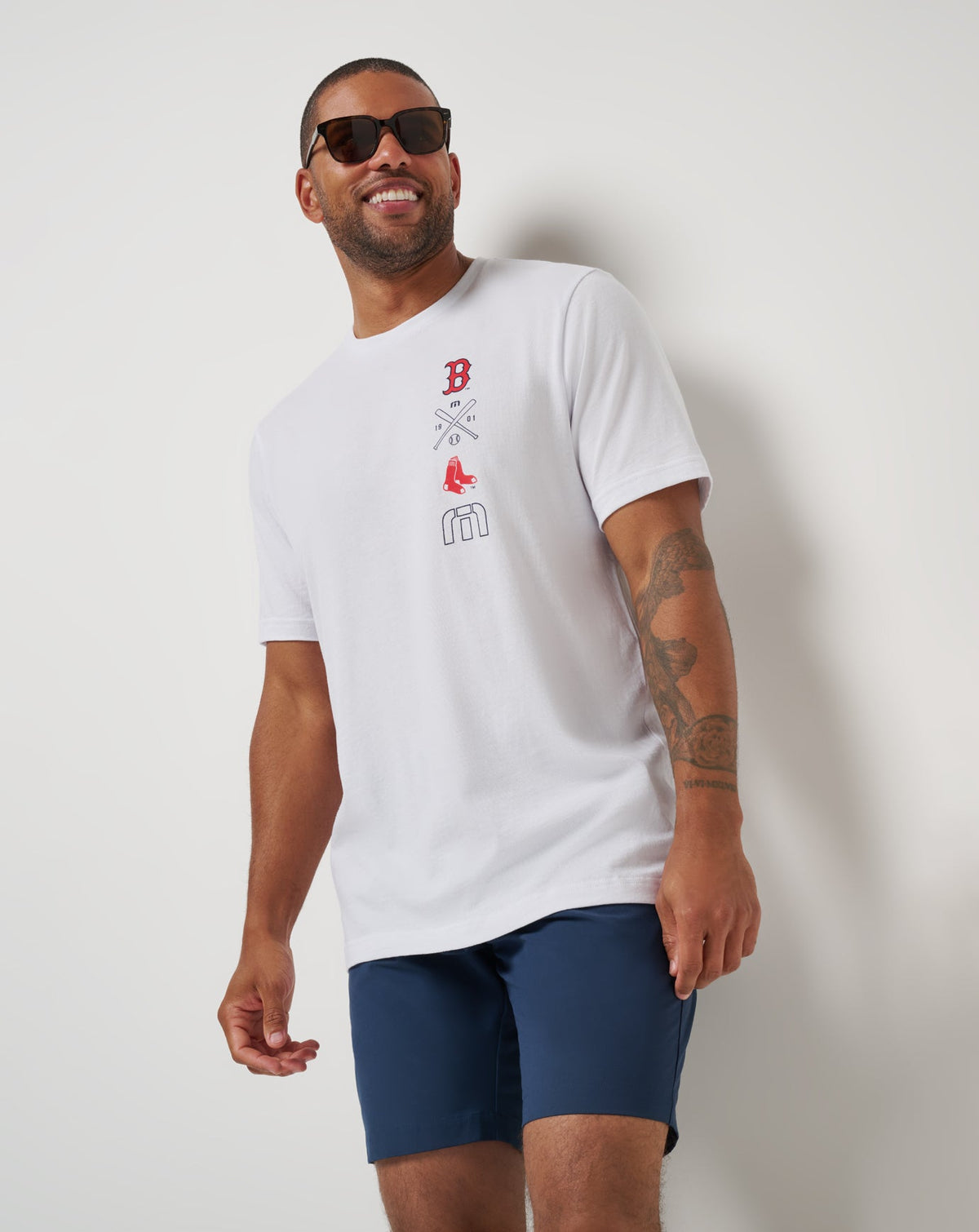 TravisMathew | Boston Red Sox Sunset Slam 2.0 Tee - White