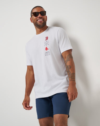 TravisMathew | Boston Red Sox Sunset Slam 2.0 Tee - White
