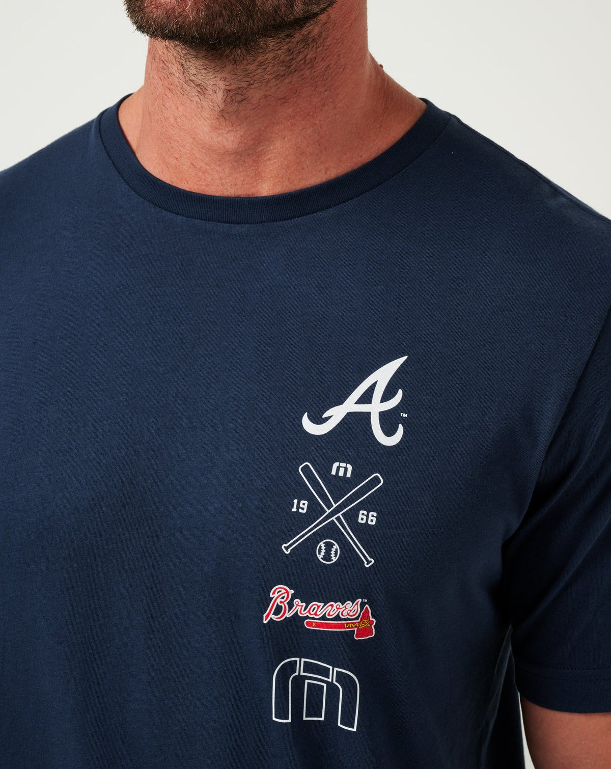 TravisMathew | Atlanta Braves Sunset Slam Tee - Total Eclipse