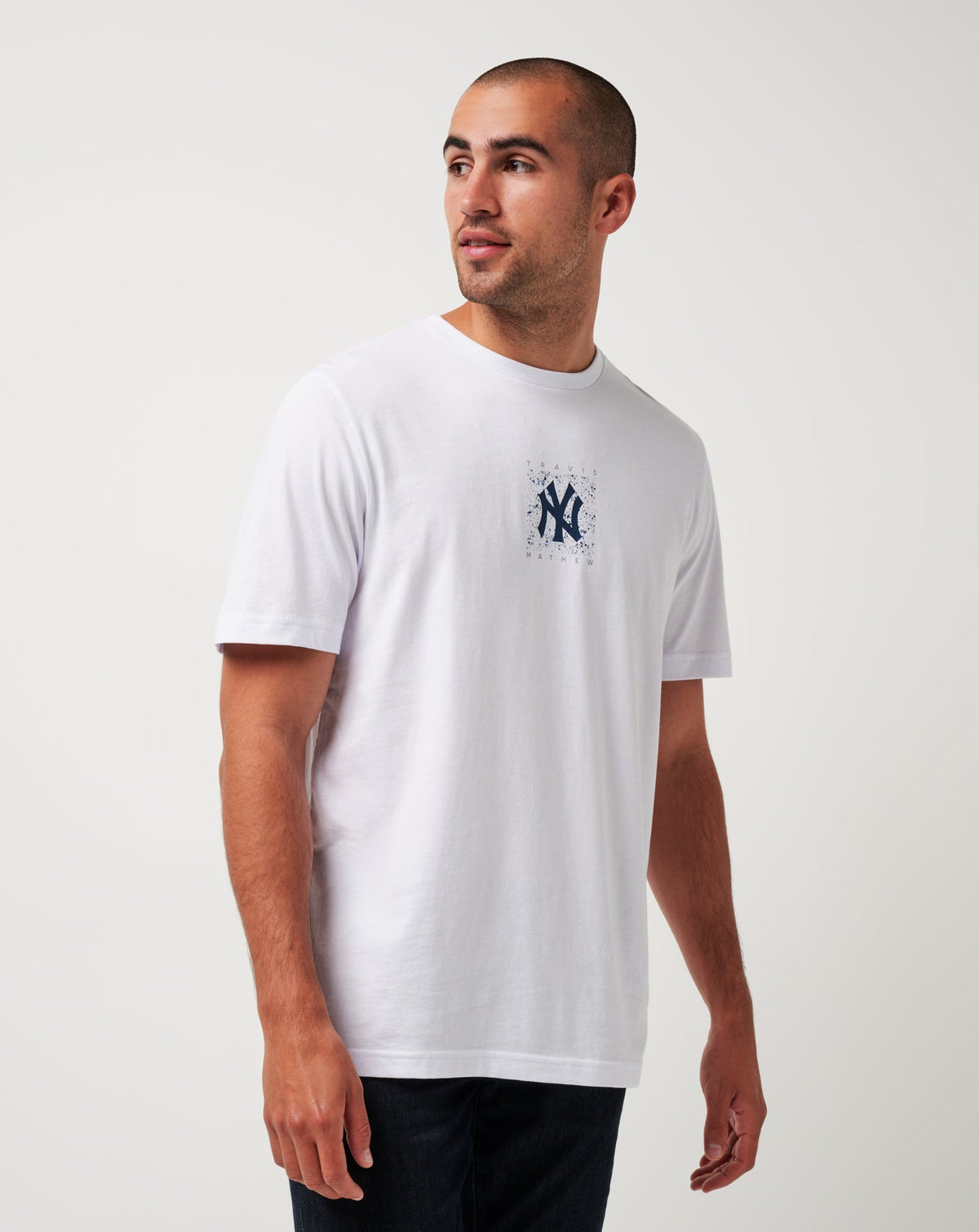 TravisMathew | New York Yankees In The Dugout Tee - White