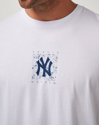 TravisMathew | New York Yankees In The Dugout Tee - White