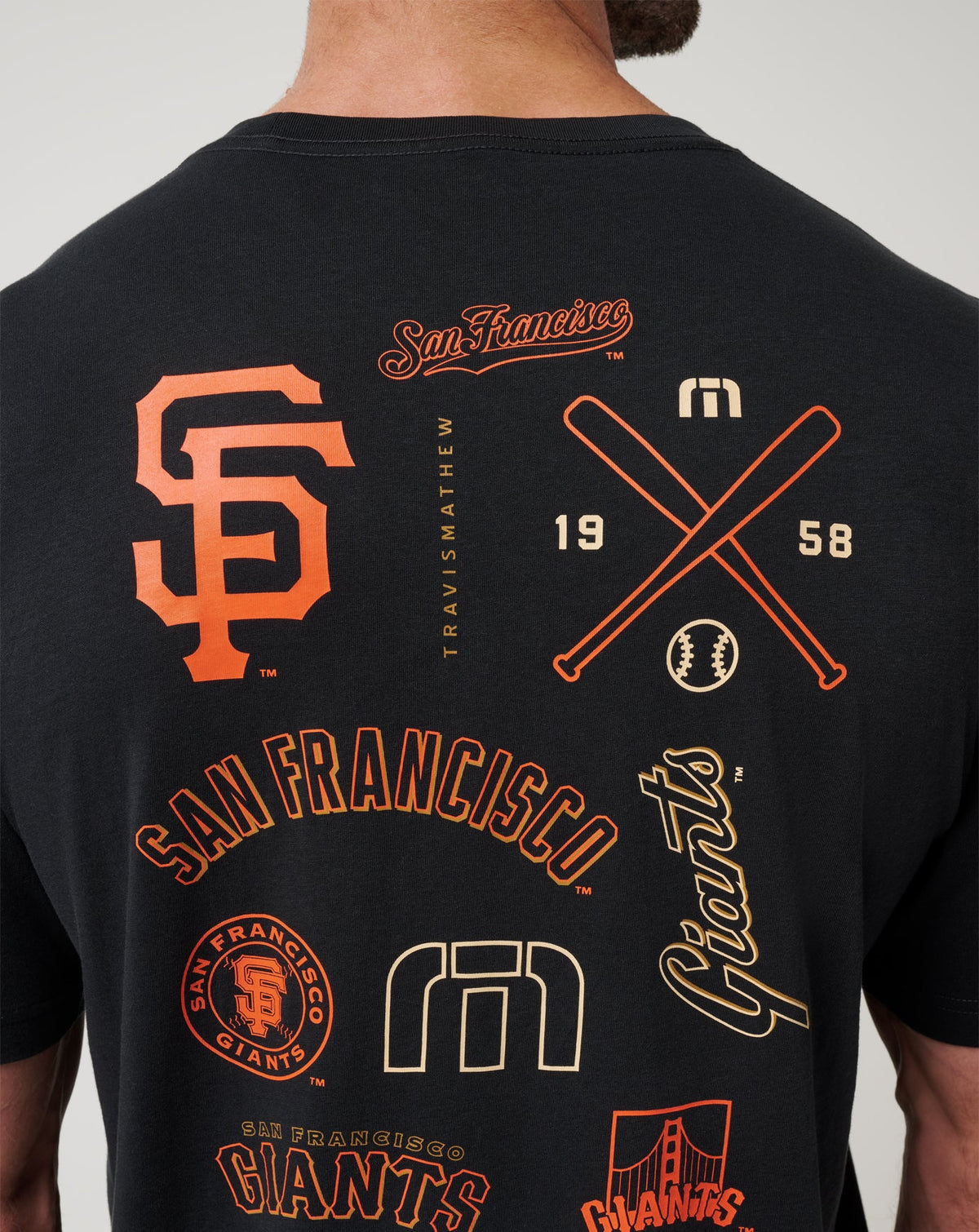 TravisMathew | San Francisco Giants Friendly Rivalry Tee - Black
