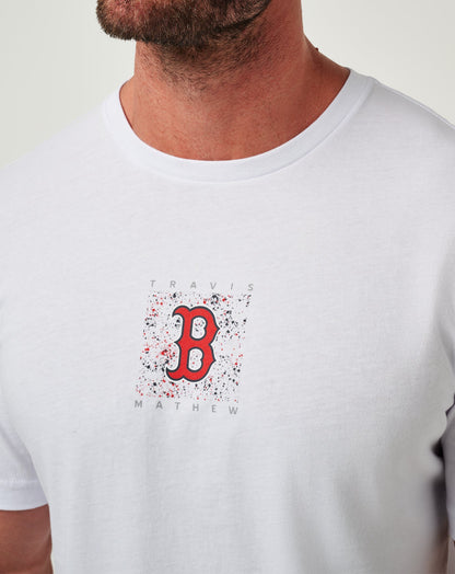 TravisMathew | Boston Red Sox In The Dugout Tee - White