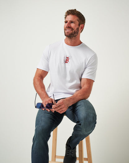 TravisMathew | Boston Red Sox In The Dugout Tee - White