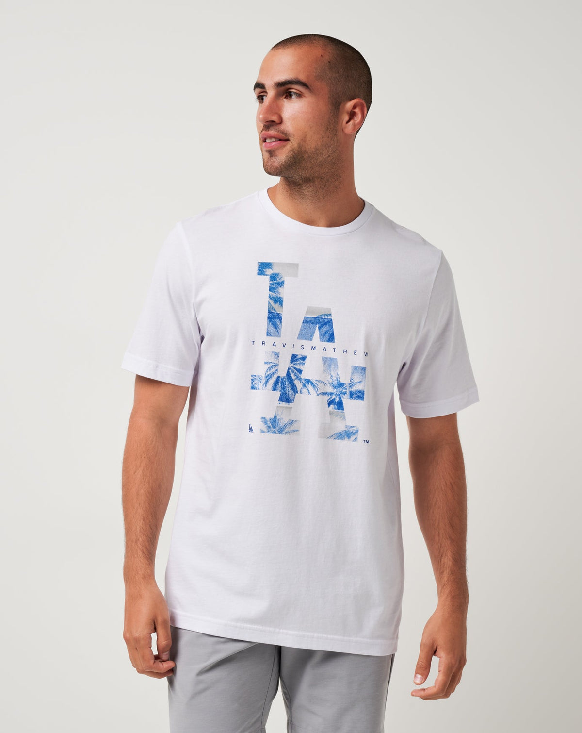 TravisMathew | Los Angeles Dodgers Bleacher Breeze Tee - White