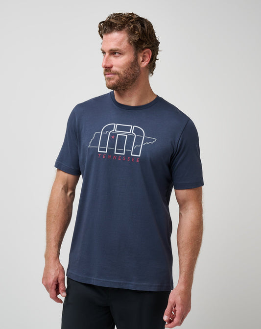 TravisMathew | Local Phrases Tee - Blue Nights