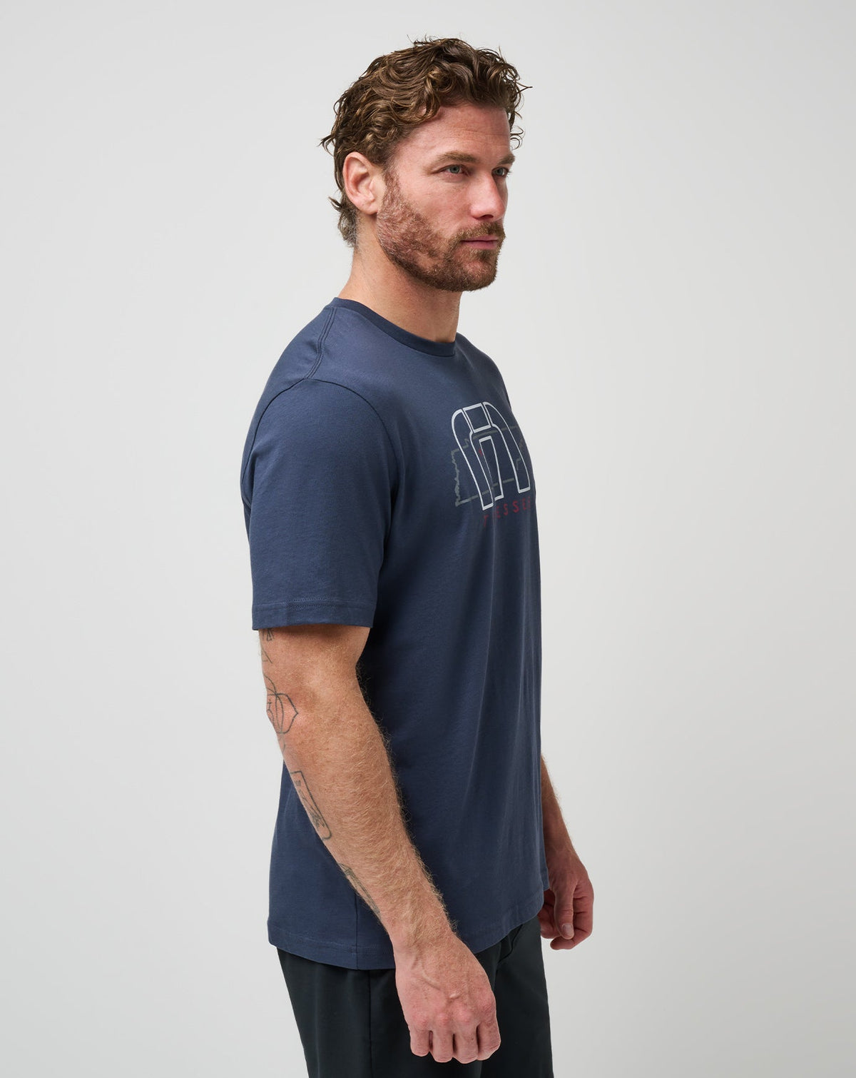 TravisMathew | Local Phrases Tee - Blue Nights
