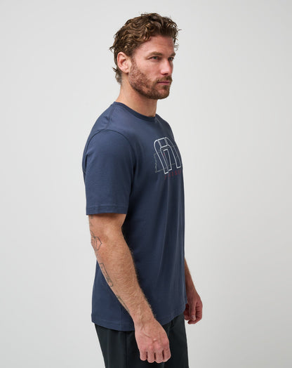TravisMathew | Local Phrases Tee - Blue Nights