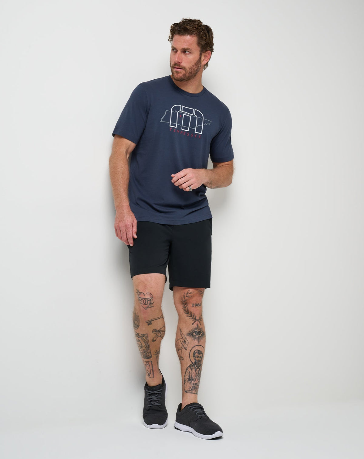 TravisMathew | Local Phrases Tee - Blue Nights