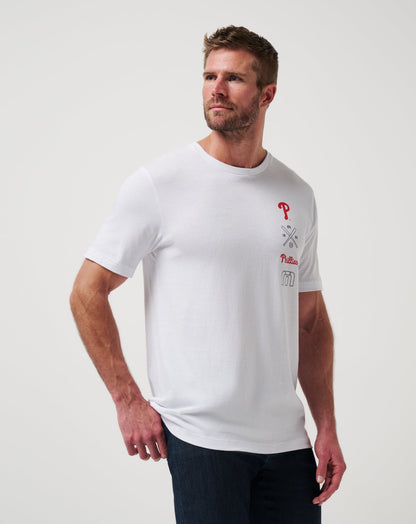 TravisMathew | Philadelphia Phillies Sunset Slam 2.0 Tee - White
