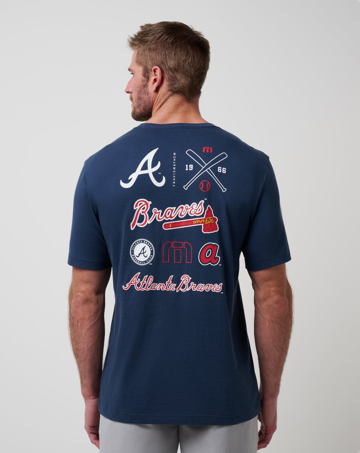 TravisMathew | Atlanta Braves Friendly Rivalry Tee - Navy