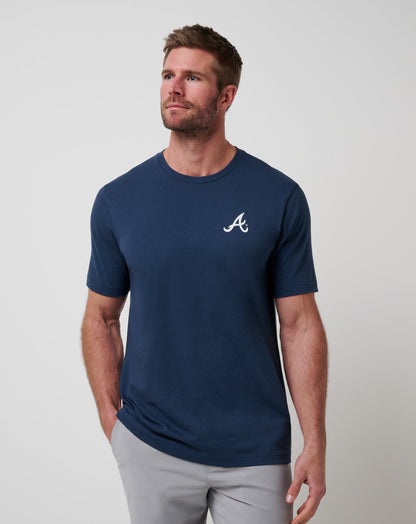 TravisMathew | Atlanta Braves Friendly Rivalry Tee - Navy