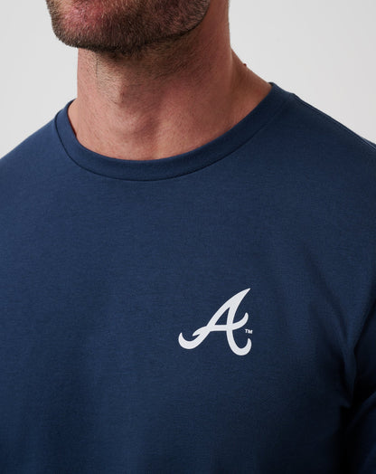 TravisMathew | Atlanta Braves Friendly Rivalry Tee - Navy