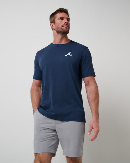 TravisMathew | Atlanta Braves Friendly Rivalry Tee - Navy