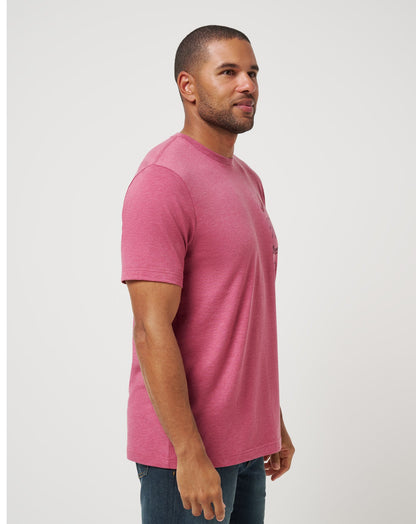 TravisMathew | Atlanta Braves Sunset Slam 2.0 Tee - Heather Red