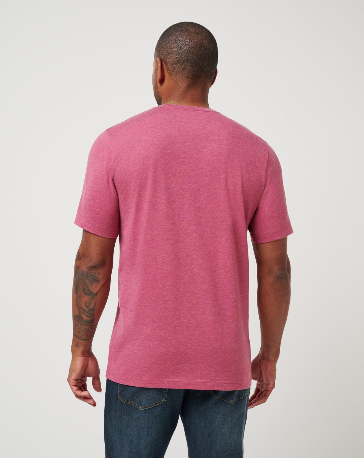 TravisMathew | Atlanta Braves Sunset Slam 2.0 Tee - Heather Red