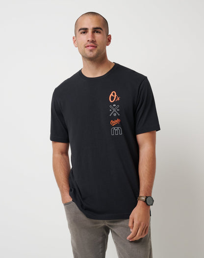 TravisMathew | Baltimore Orioles Sunset Slam 2.0 Tee - Black