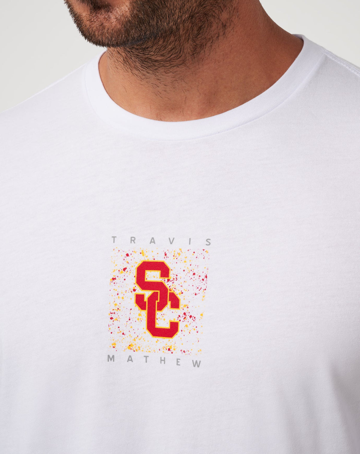 TravisMathew | USC School Spirit Tee - White