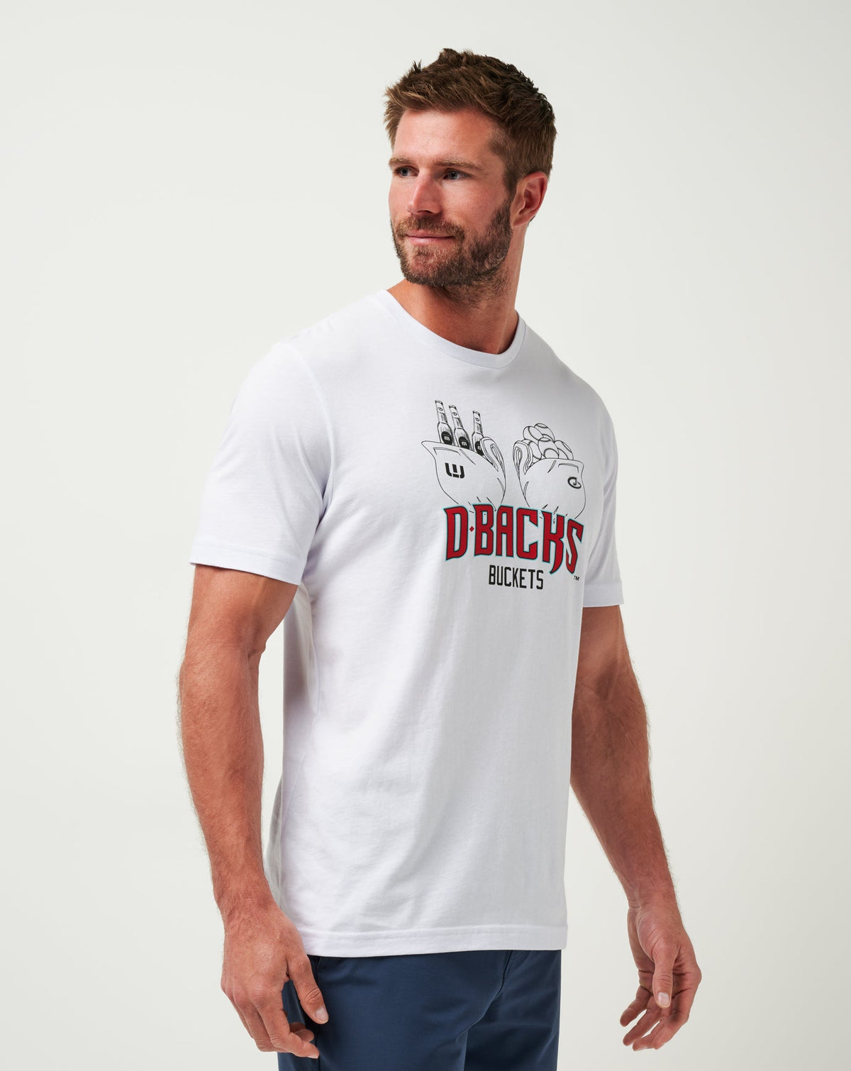 TravisMathew | Arizona Diamondbacks Strike One Tee - White