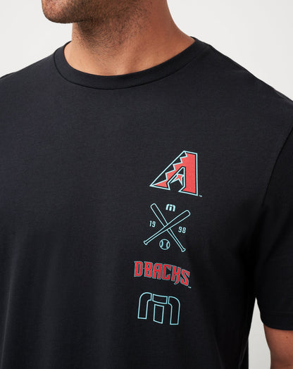 TravisMathew | Arizona Diamondbacks Sunset Slam Tee - Black