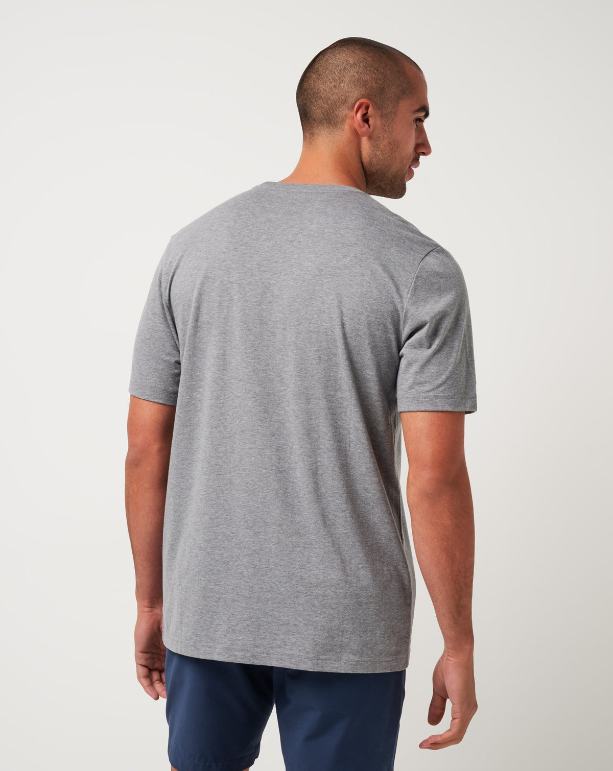 TravisMathew | Los Angeles Dodgers Strike One Tee - Heather Grey