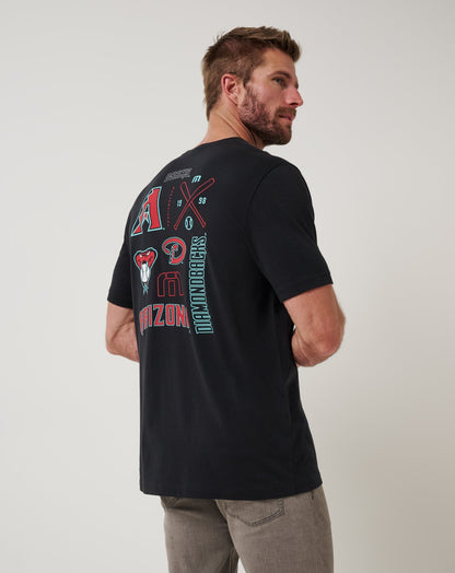 TravisMathew | Arizona Diamondbacks Friendly Rivalry Tee - Black