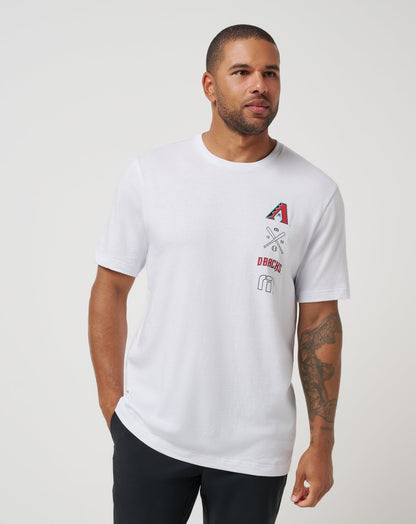 TravisMathew | Arizona Diamondbacks Sunset Slam 2.0 Tee - White
