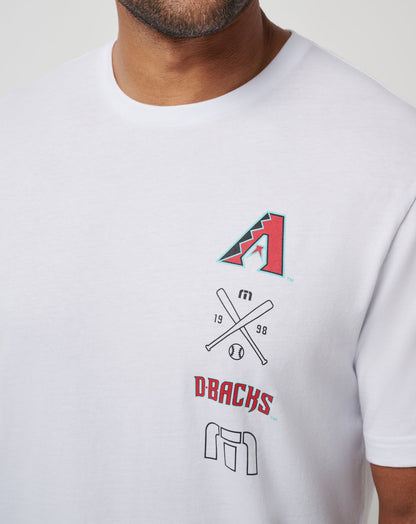 TravisMathew | Arizona Diamondbacks Sunset Slam 2.0 Tee - White